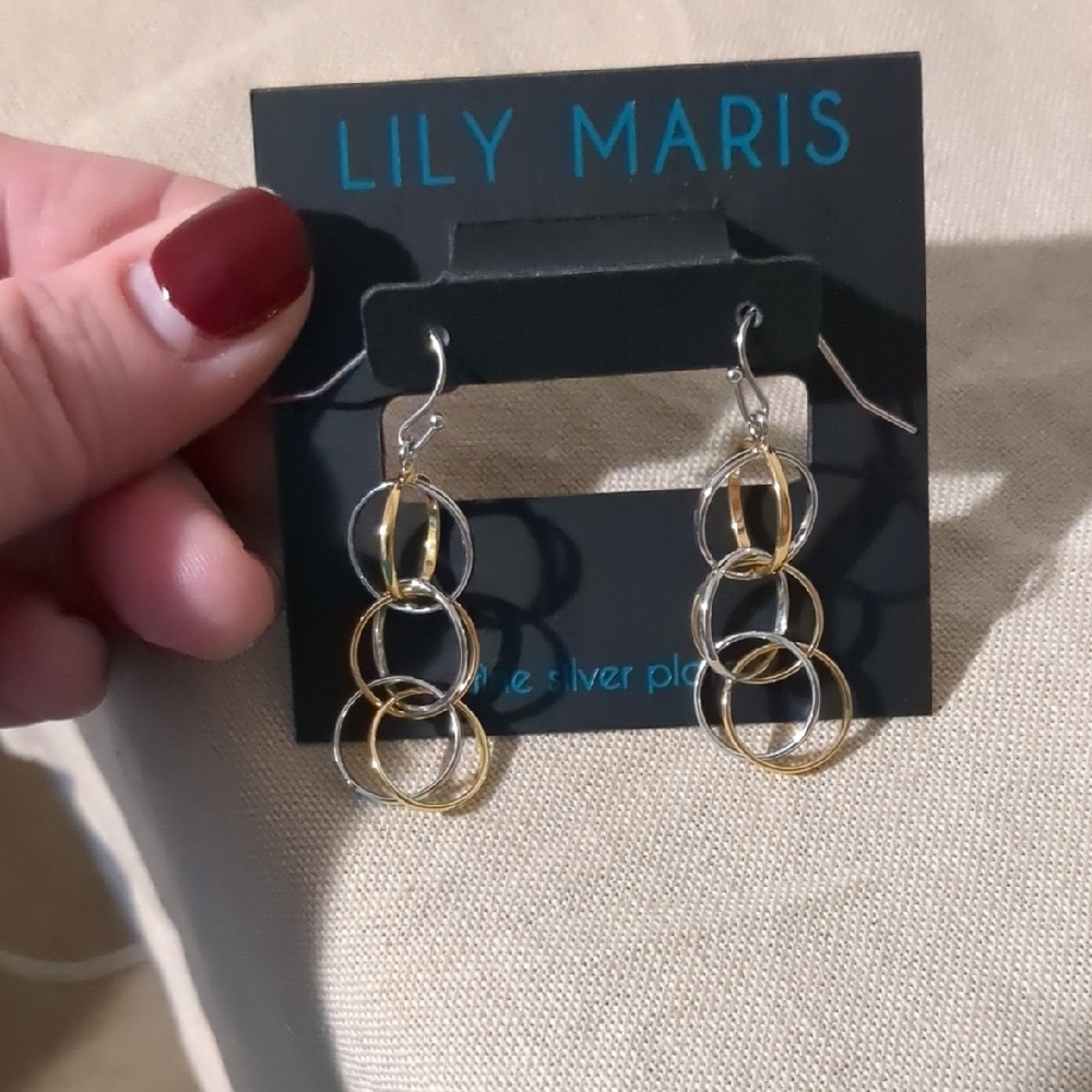 Silver Plated Hoop Earrings